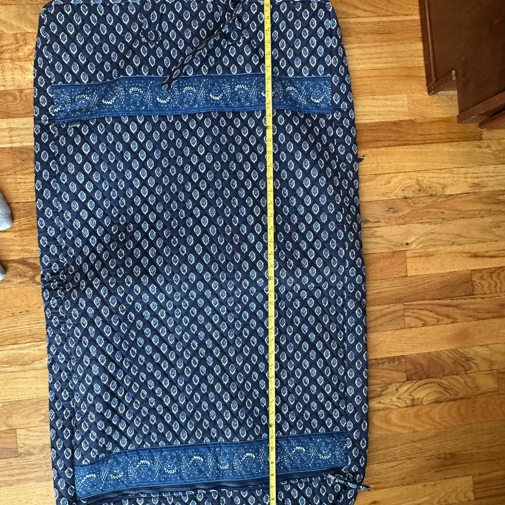 Maggi B Blue Patterned Garment Bag